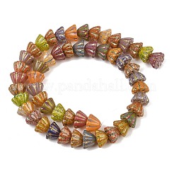 Perles en verre peintes&nbsp;GL-CBA4370-05