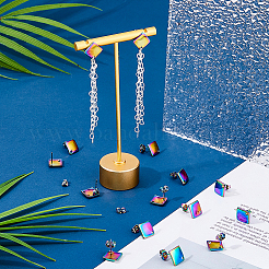 24 шт. ионное покрытие (IP) 304 нержавеющая сталь гвоздики фурнитура для сережек STAS-DC0012-23