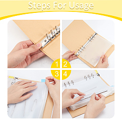 24 шт. ПВХ пакеты формата А5 AJEW-PH0011-33