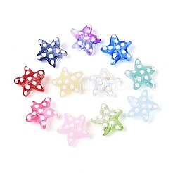 Нити стеклянных эмалевых бусин GLAA-T028-04