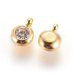 Подвески из нержавеющей стали 304 со стразами X-STAS-P237-10G-13