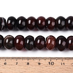 Окрашенные естественный агат бисер пряди&nbsp;G-T144-26B