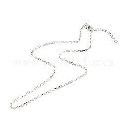 Не тускнеющие венецианские цепочки из нержавеющей стали 304&nbsp;NJEW-JN03636-01