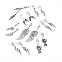 16 шт. 8-х стильный наконечник для шнура из сплава PALLOY-PJ00001