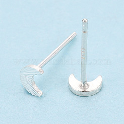 925 стерлингового серебра серьги стержня&nbsp;STER-N017-12C-S