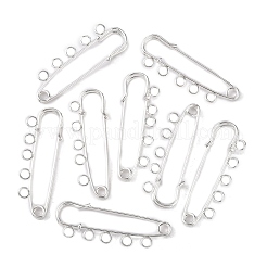 Фурнитура латунная для броши MAK-S002-50mm-BZ001S