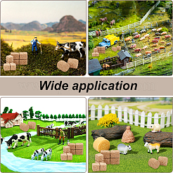 3 Beutel 3 Stile Holz Rick Miniatur Ornamente&nbsp;DOLL-CN0001-01