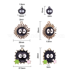 30шт 3 стиля подвески из цинкового сплава с эмалью&nbsp;ENAM-CJ0001-109