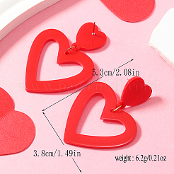 Ohrstecker aus Acryl zum Valentinstag&nbsp;LS-SV9698-3