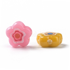 Печатные непрозрачные акриловые бусины OACR-E009-07A