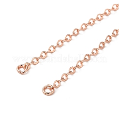 Gestellbeschichtung von Messingkabelketten zur Herstellung von Armbändern&nbsp;KK-TAC0016-05RG