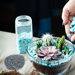 120 г 2-х видов гальванических стеклянных бусин EGLA-DR0001-01