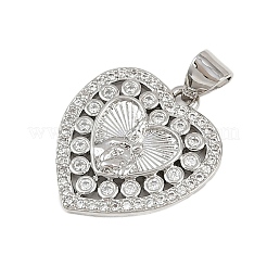 Латунные микро проложить кубического циркония подвески KK-P323-11D-P01