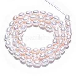 Нити из натурального культивированного пресноводного жемчуга PEAR-N012-04J