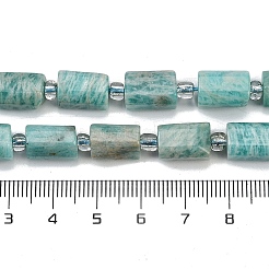 Природных амазонит бисер нитей G-G162-D11-01