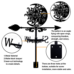 Windrichtungsanzeiger aus Eisen&nbsp;AJEW-WH0265-033