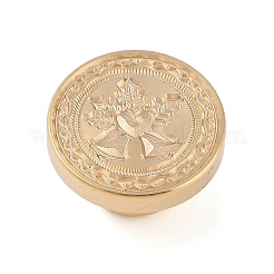 クリスマスシリーズ ワックスシーリング 真鍮スタンプヘッド  ワックスシーリングスタンプ用  ゴールドカラー  クリスマス鐘  25x15mm  内径：7mm&nbsp;AJEW-Z031-04G-14