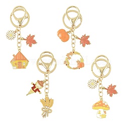 Брелки из сплава эмали&nbsp;KEYC-FS00042-03