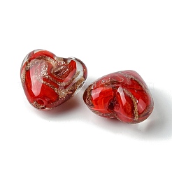 Бусины ручной работы бусины золотого песка&nbsp;FOIL-B001-06C