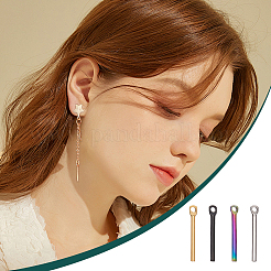 40 шт. 4-цветное ионное покрытие (IP) из нержавеющей стали 304 подвески&nbsp;STAS-UN0060-48