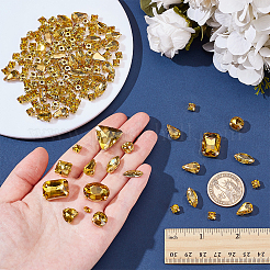4 Stil Glas-Strass zum Aufnähen&nbsp;FIND-NB0006-19A