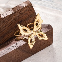 Кольца-манжеты из нержавеющей стали 304 для женщин&nbsp;RJEW-F175-01G-03