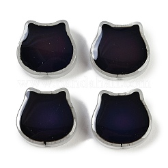 Двухцветные стеклянные бусины для настроения&nbsp;GLAA-Z007-12C