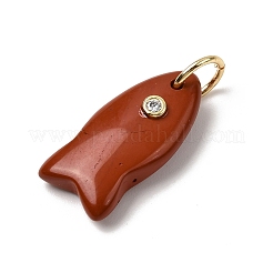 Природные красной яшмы подвески&nbsp;G-A297-01G-12