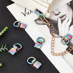 8 шт. D-образные застежки для сумок из цинкового сплава&nbsp;FIND-WR0007-81