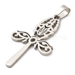 Подвески из нержавеющей стали 304 с защитой от потускнения&nbsp;STAS-R134-04P-02