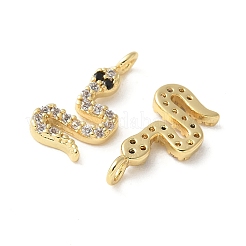 Pendentifs en laiton zircon cubique transparent&nbsp;KK-Q031-41G-01