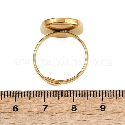 Кольца-манжеты из нержавеющей стали 304 с эмалью для женщин RJEW-K301-06A-02