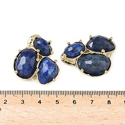 Соединители звеньев натурального лазурита&nbsp;G-E526-28L