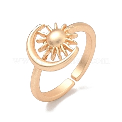 Латунные манжеты с открытыми кольцами&nbsp;RJEW-C157-04MG