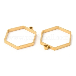 Шестигранные подвески из нержавеющей стали 304 с открытым задним безелем STAS-Z040-12G