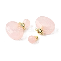 Кулоны для духов из натурального розового кварца&nbsp;G-L623-07G-04