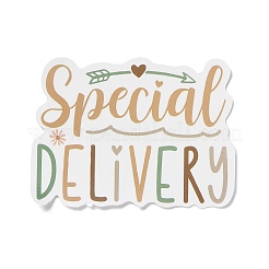 50 шт. самоклеящиеся наклейки из ПВХ STIC-M001-06