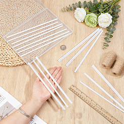 16 pièce de 4 styles de lignes décoratives en PLA pour maison de poupée&nbsp;DIY-FG0010-35