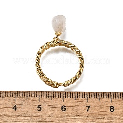 Латунные кольца-манжеты для женщин&nbsp;RJEW-Z085-04G