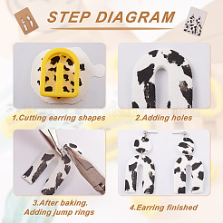 18 шт. 18 пластиковых формочки для глины DIY-FW0001-21