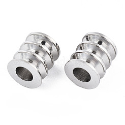 Не тускнеющие европейские бусины из хирургической нержавеющей стали 316 STAS-N097-066P