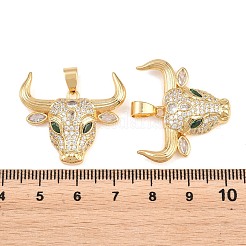 Pendentifs en zircone cubique clair en laiton&nbsp;KK-L275-40G-03