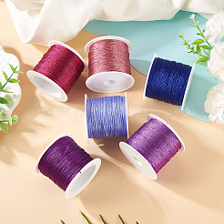 6 рулон 6 цвета 6-слойная полиэстеровая металлизированная нить OCOR-TA0003-11C