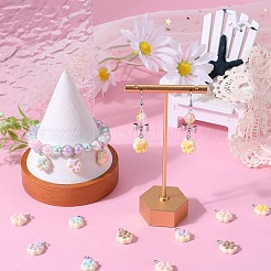 30 шт. подвески в виде отпечатков лап из непрозрачной смолы двух цветов&nbsp;CRES-SC0002-69