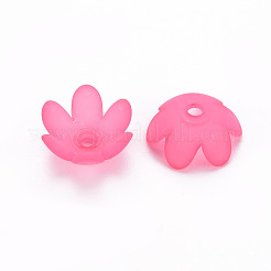 Матовые акриловые колпачки из бисера MACR-S371-07A