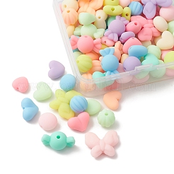 Прорезиненные бисера стиль акриловые SACR-FS0001-12