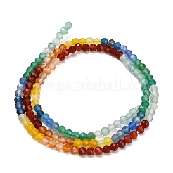 Farbverlauf-Farbe natürliche Achat Perlen Stränge&nbsp;GG-CBA4399-A04-01B