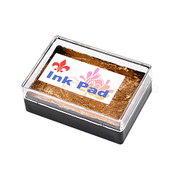 Ink Pad, for Wax Sealing, Scrapbooking, Peru, 57x40x19.8mm