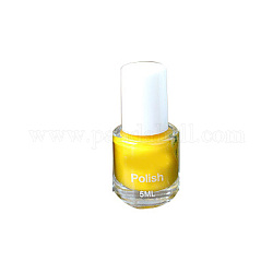Nail Polish, Nail Polish, For Nail Art Stamping Print, Pure Color, Gold, Net Content: 5ml