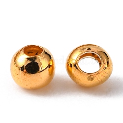 Perle di ferro spacer,  cadmio& piombo libero, oro, 2.5x2mm, Foro: 1.2 mm